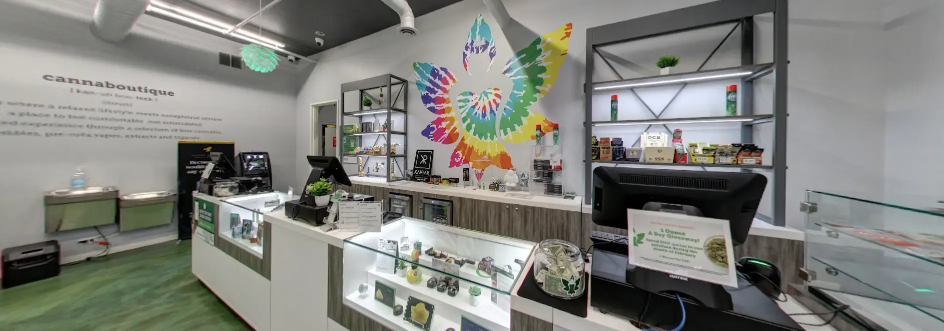 The Emerald Fields dispensary in Boulder, Colorado.