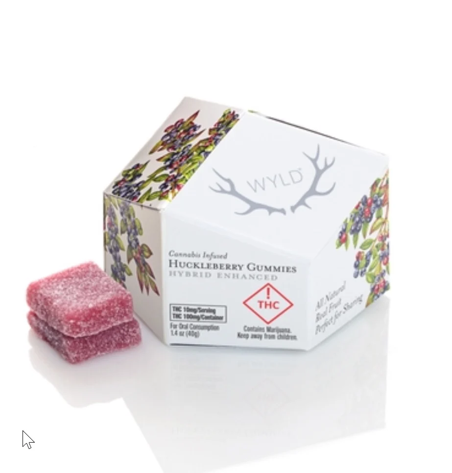 WYLD Gummies: Huckleberry Hybrid 100mg