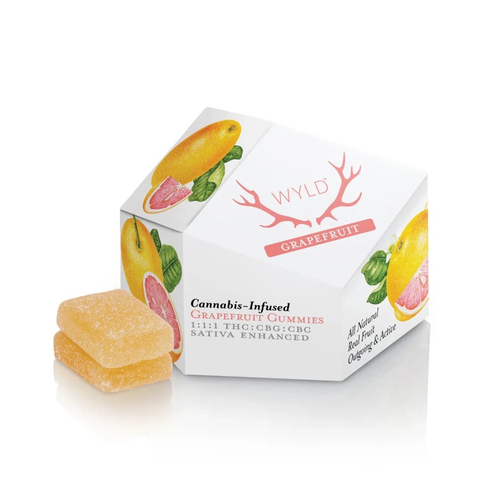 Wyld Gummies Grapefruit 1:1:1 100mg