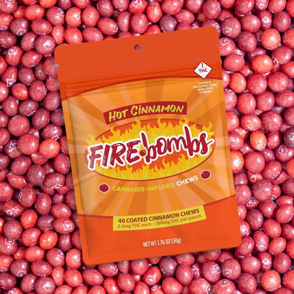 Fire Bombs Hot Cinnamon - 10mg THC (4pk / 2.5mg THC ea)