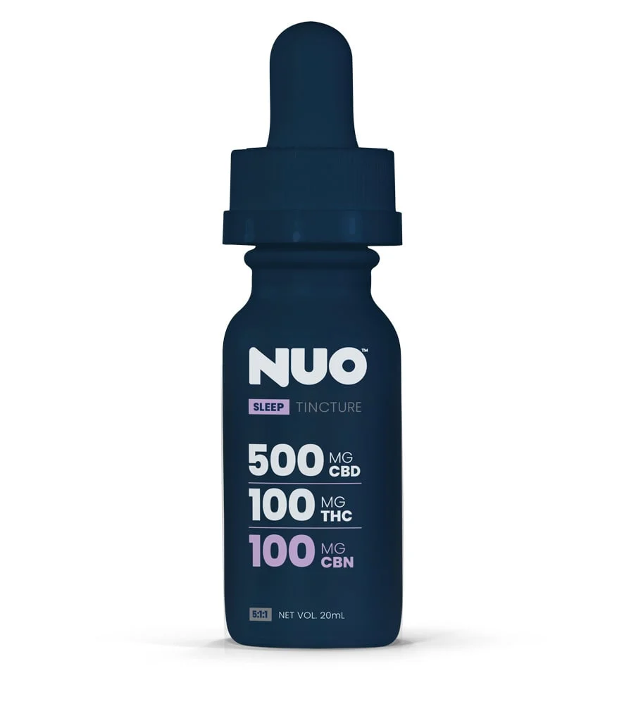 NUO | Tincture | Sleep 5:1:1 (500 mg CBD : 100 mg THC : 100 mg CBN)| 20 mL