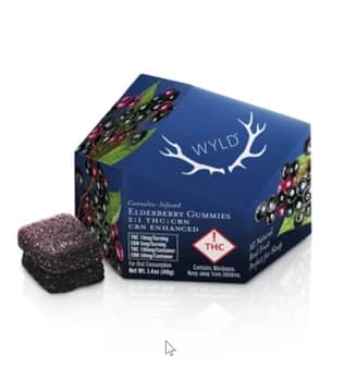 WYLD Gummies: Elderberry 2:1 CBN 100mg