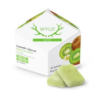 WYLD Gummies Kiwi (S) 1:1 THCv 100mg